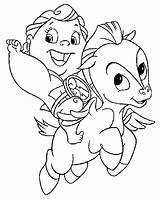 Hercules Coloring Pages Disney Pegasus Sheets Cartoon Book Colouring Kids Drawings Print Visit Search Google sketch template