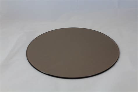 mm glasplatte rund aus parsol bronce glas mm massanfertigung