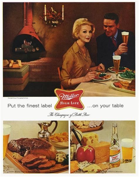 Looks Like A Classy Spread To Me Vintage Beer Ads For