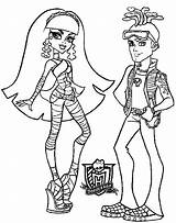 Monster High Cleo Deuce Coloring Pages Kleurplaten Fun Kids Kleurplaat Votes Zo sketch template