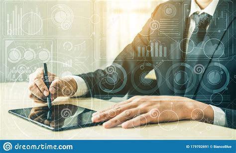 data analysis for business and finance concept stock image image of