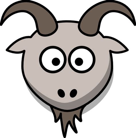 Goat Cartoon Head Clip Art At Vector Clip Art