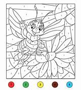Kolorowanki Edukacyjne Liczby Pokoloruj Kwiatka Planetadziecka Drukowania Cyferki sketch template