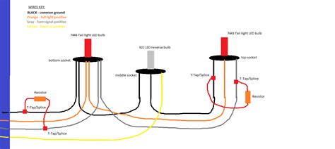 led tail lights wiring diagram cadicians blog