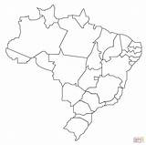 Brasile Mappa Supercoloring Provincias Getcolorings Pele Brasiliani sketch template