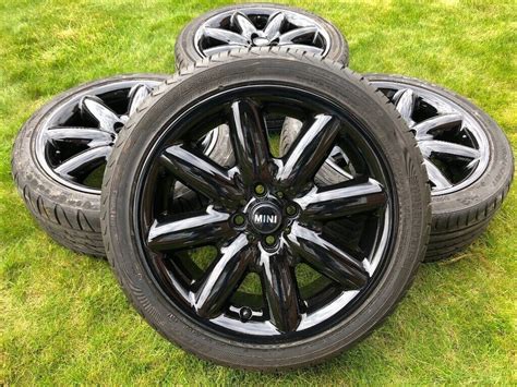 mini cooper  alloy wheels excellent tyres refurbished mini alloys   crown alloys