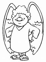 Coloring Angel Pages Angels Printable Sheets Clipart Boy Guardian Jesus Pumpkin Bible Plain Loves Smiling Cartoon Face Kids Rudolph Color sketch template