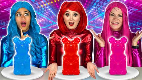 super pops gummy food  real food challenge totally tv originals