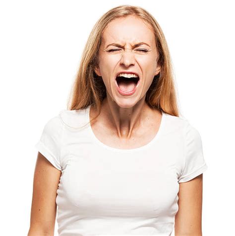 royalty  screaming woman pictures images  stock  istock