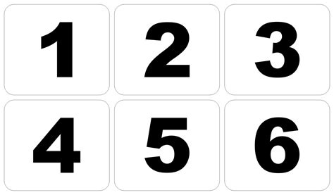 printable vintage numbers    bb