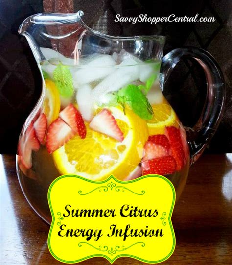 spa water recipe summer citrus energy infusion ssc