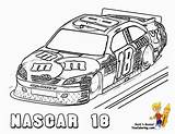 Nascar Race Mega Busch Colorings Yescoloring sketch template