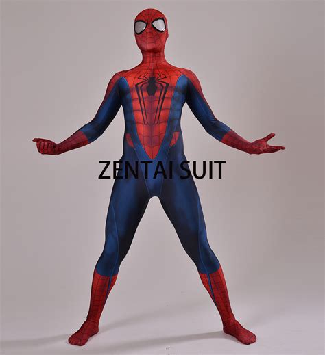 2016 spiderman costume 3d print cosplay zentai suit