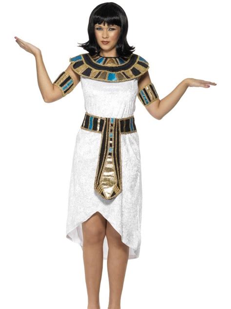 ladies egyptian queen cleopatra adult womens sexy fancy dress costume