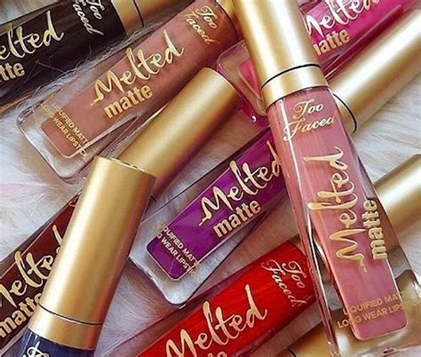 too faced just released this sneak peek of new melted matte liquid