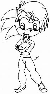 Coloring Sonia Pages Sonic Underground Manic Resubmitted Bike 2009 Her Template Hedgehog sketch template