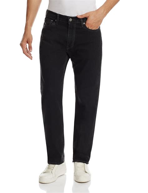 buy levis mens  slim straight fit jeans  black  amazonin