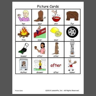 final er picture cards