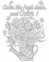 Words Swear Coloring Pages Printable Top Onlinecoloringpages Adult Color sketch template
