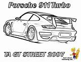 Coloring Porsche Pages Car Cars Popular sketch template