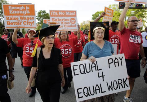 Equal Pay Day Gender Earnings Gap Marked By Women Effectively Working