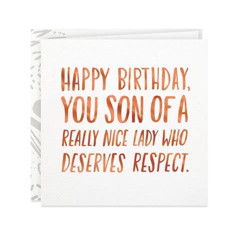You Son Of A Funny Birthday Card For Him Greeting Cards Hallmark