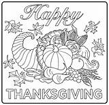 Thanksgiving Coloring Printablee sketch template