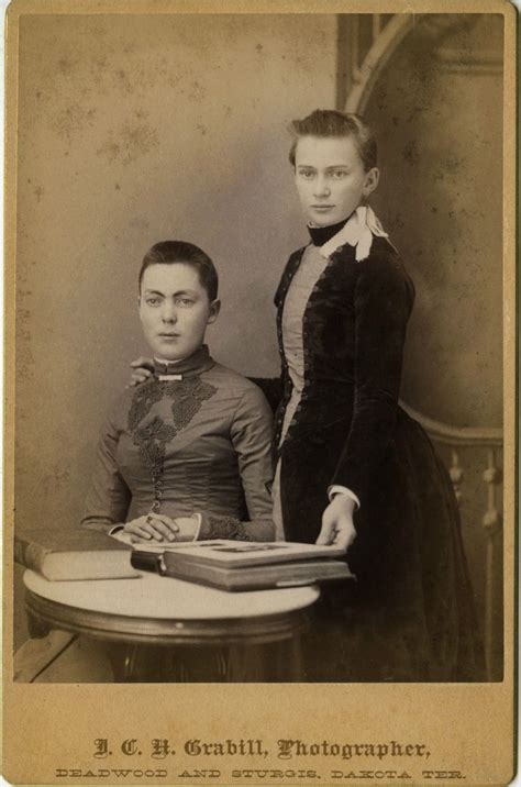 two victorian teens with short hair late 1880s
