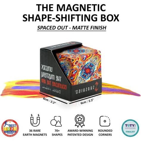 Shashibo Shape Shifting Box Award Winning Patented Fidget Cube W 36