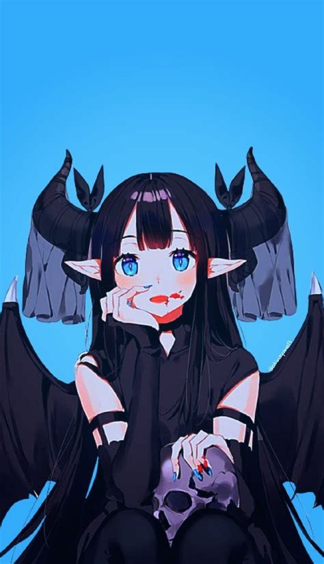 anime demon girl wallpapers wallpaper cave