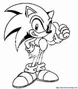 Sonic Coloring Pages Print Thumbs Pose sketch template