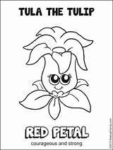 Daisy Coloring Scout Girl Petal Red Pages Scouts Strong Friends Petals Tula Activities Courageous Tulip Makingfriends Sheet Girls Maze Courage sketch template