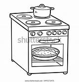 Stove sketch template