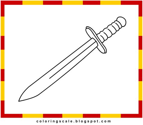 printable wooden sword template