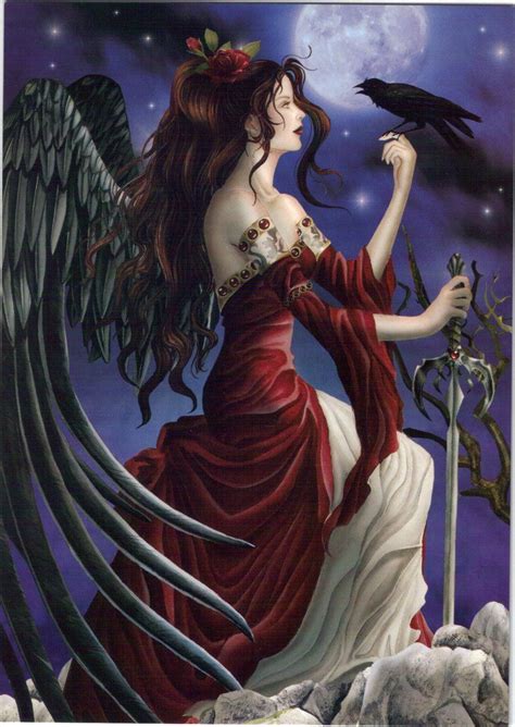 nene thomas raven angel gothic fairy fantasy art fairy art