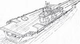 Aircraft Carrier Coloring Uss Nimitz Class Deviantart Template Sketch sketch template