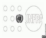 Onu Unfpa Colorear Malvorlagen Unidas Naciones Banderas Flaggen Vereinten Nationen Logotipo sketch template