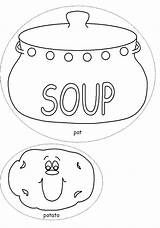 Coloring Soup Campbells Template sketch template