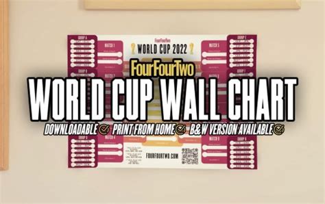 world cup  wall chart     full schedule