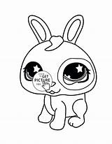 Bunny Coloring Pages Cute Easter Kids Printable Face Lps Baby Drawing Animal Pet Shop Littlest Easy Rabbit Fox Sheets Print sketch template