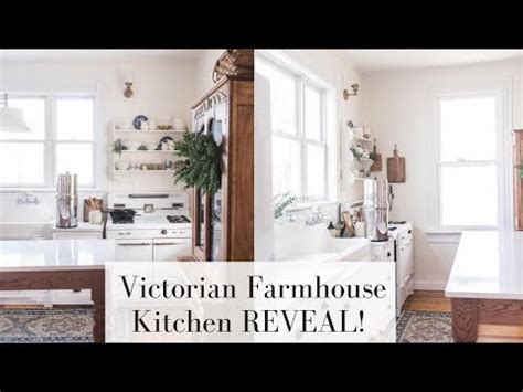 victorian farmhouse kitchen reveal youtube