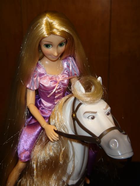 rapunzel doll riding the maximus doll midrange left fron… flickr