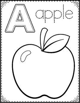 preschool coloring pages alphabet coloring pages