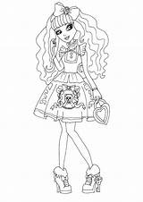 Ever After High Coloring Pages Raven Queen Blondie Print Printable Locks Cerise Hood Colouring Cartoon Getcolorings Lockes Colorings Kids Sheets sketch template