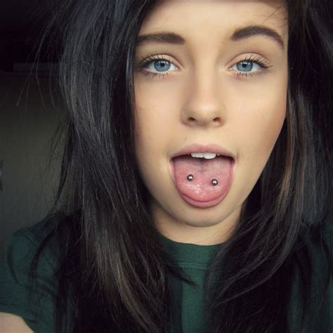 Tongue Piercing For Girl Tattoo Design And Ideas Double Tongue