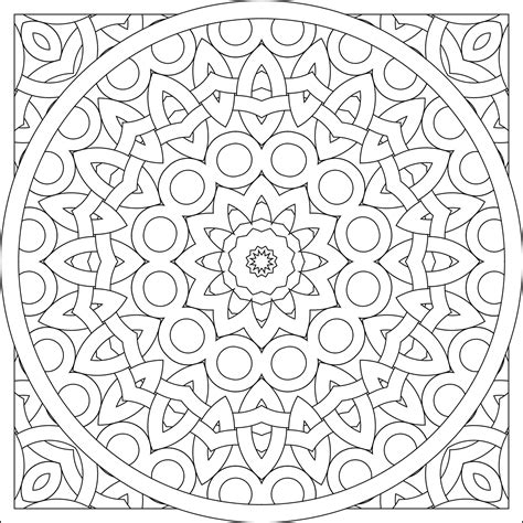 pattern printable coloring pages
