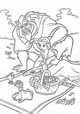 Beast Beauty Coloring Pages Tulamama Print sketch template