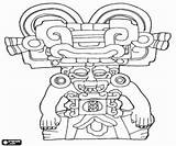 Dibujos Zapotec Designlooter Columbian Zapoteca Oncoloring sketch template