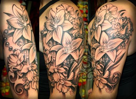 Tattoo Sleeve Ideas For Women Flowers