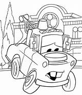 Mater Coloring Pages Tow Print Disney Quotes Planse sketch template